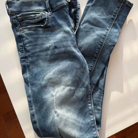 Women's Blue and Navy Jeans - Picture 1 of 2